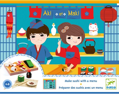Djeco JEUX D'IMITATION - GOURMANDISES Aki & Maki - FSC 100%