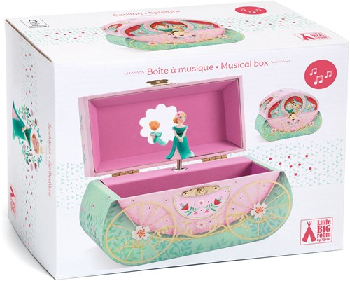 Djeco LITTLE BIG ROOM - BOÎTES A MUSIQUE Balade en carosse - FSC MIX