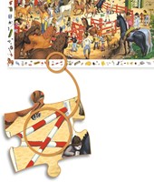 Djeco PUZZLES - PUZZLES OBSERVATION Equitation - 200 pcs - FSC MIX