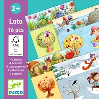 Djeco JEUX  EDUCATIFS - MÉMOS, LOTOS, DOMINOS Loto 4 saisons - FSC MIX