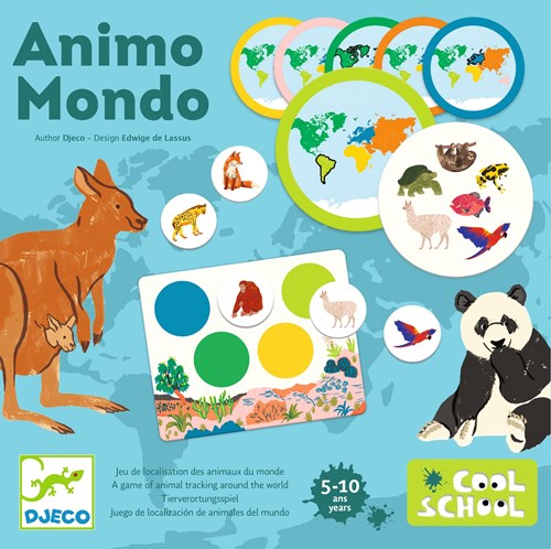 Djeco JEUX - COOL SCHOOL Animo Mondo - FSC MIX
