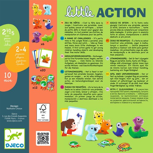 Djeco JEUX - JEUX DES TOUT-PETITS Little action - FSC MIX