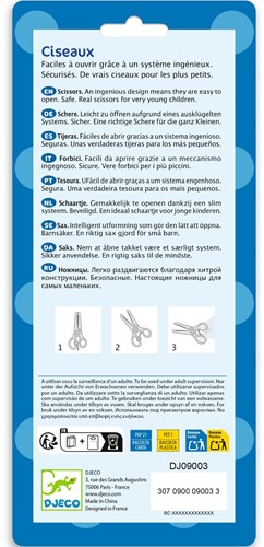 Djeco LES COULEURS DES PETITS - ACCESSOIRES DES PETITS Ciseaux