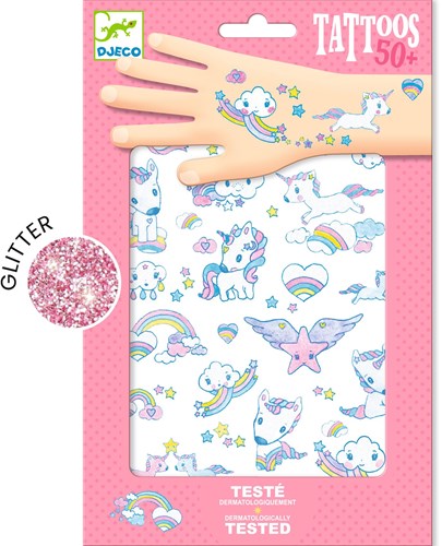 Djeco BODY ART - TATOUAGE Licornes - FSC MIX