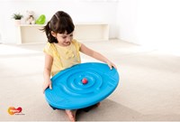 Eduplay Balance Board blau - Motorikspielzeug mit Labyrinth und Kugeln-2