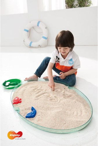 Eduplay Sand- und Wassertisch transparent - sensorisches Spielzeug für Kinder-2