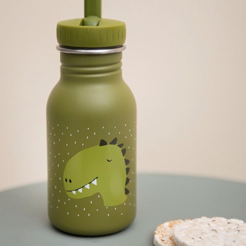 Trixie Isothermische Trinkflasche für Kinder 350ml Mr. Dino grün-3