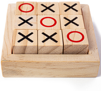 BigJigs Holz Tic Tac Toe Reisespiel mini-2