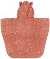 Trixie Kinderponcho Mrs Cat - Weicher Baumwoll-Tierponcho rosa-2