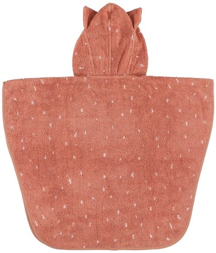 Trixie Kinderponcho Mrs Cat - Weicher Baumwoll-Tierponcho rosa-2