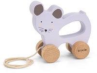 Trixie Holz Nachziehtier Mrs. Mouse - FSC zertifiziertes Babyspielzeug-2