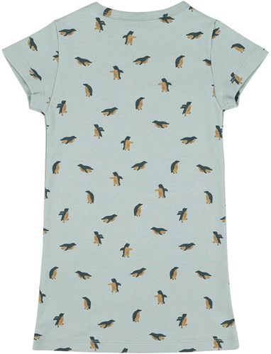 Trixie Schlafkleid Nachtwäsche blau Baumwolle Peppy Penguins 92-2J-2