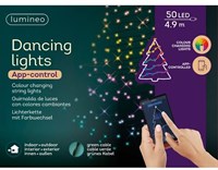 Lumineo Weihnachtsbeleuchtung LED App-Control 50 Lichter außen bluetooth