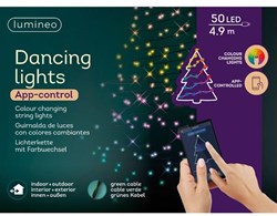 Lumineo Weihnachtsbeleuchtung LED App-Control 50 Lichter außen bluetooth