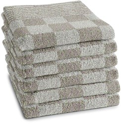 DDDDD Küchentuch Barbecue taupe 50x55 cm 6er Set Baumwolle