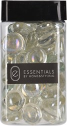 Home & Styling Dekorative Glassteine transparent 450 Gramm Glas