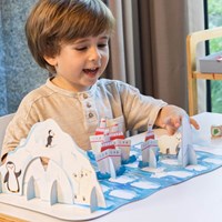 Adventerra Games Brettspiel Polar Adventure - Lernspiel für Kinder Klima