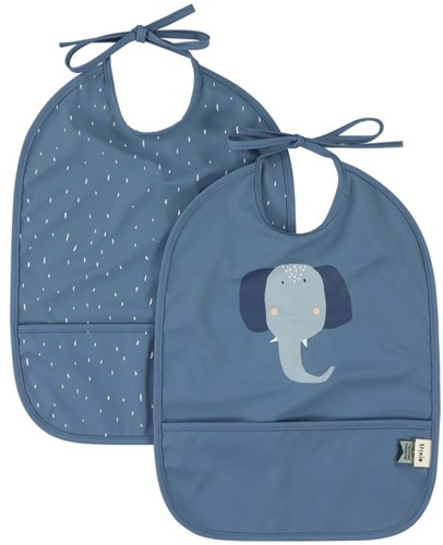 Wasserdichte Lätzchen von Trixie im 2er-Pack - Mrs. Elephant