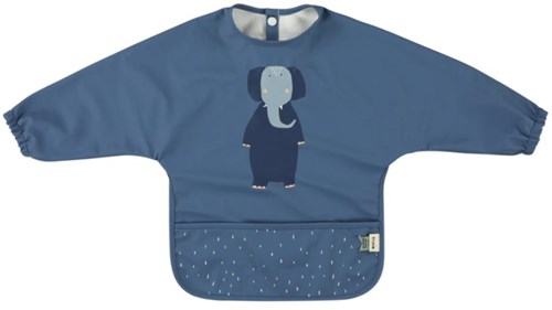 Trixie Lätzchen mit Ärmeln - wasserdichtes Baby Lätzchen Mrs. Elephant