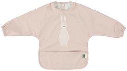 Trixie Lätzchen mit Ärmeln - Wasserdichtes Baby Lätzchen Mrs. Rabbit rosa