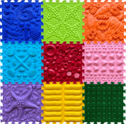 Ortoto Sensory Massage Puzzle Matten Gras Box 8 Stück