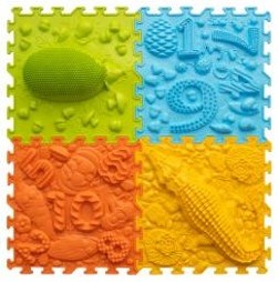 Ortoto Sensory Massage Puzzle Matten Gras Box 8 Stück