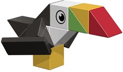 Ainstein Lernspielzeug Bird of paradise - buntes Kartonspiel für Kinder