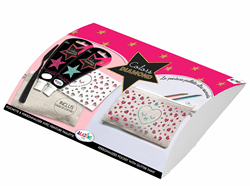 Aladine Bastelset Federmäppchen dekorieren - Diamond Box Herz Glitzer DIY