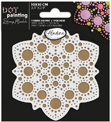 Aladine kreative Dot Painting Set Mandala 10 cm für Kinder