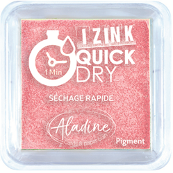 Aladine Stempelkissen schnelltrocknende Pigmenttinte 5x5 cm puderrosa Basteln