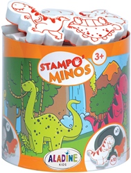 Aladine Dinosaurier Schaumstempel - Kreatives Spielzeugset für Kinder