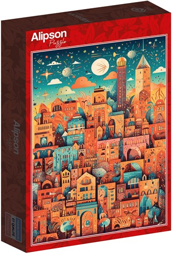 Alipson Puzzle Erstaunliche Stadt - 500 Teile-2