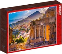 Alipson Puzzle Antikes Theater von Taormina - 1000 Teile-2
