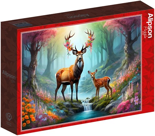 Alipson Puzzle Cerf Majestueux - 500 Teile-2