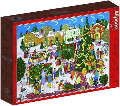 Alipson Puzzle Weihnachtsbaumfest - 1000 Teile-2