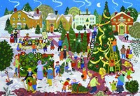Alipson Puzzle Weihnachtsbaumfest - 1000 Teile