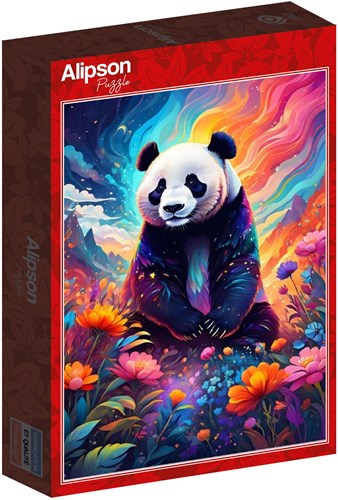 Alipson Puzzle Bunter Panda - 1000 Teile-2