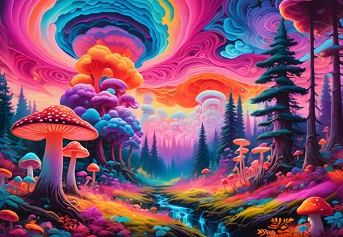 Alipson Puzzle Mushroom Forest -  Teile