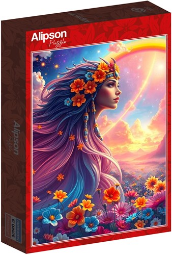 Alipson Puzzle Rainbow Girl -  Teile-2