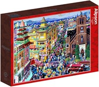 Alipson Puzzle San Francisco - China Town -  Teile-2
