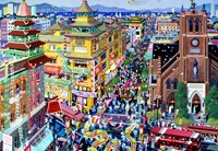 Alipson Puzzle San Francisco - China Town -  Teile