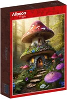 Alipson Puzzle Pilzhaus im Unterholz - 500 Teile-2