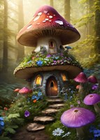 Alipson Puzzle Pilzhaus im Unterholz - 500 Teile
