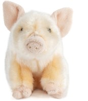 Living Nature Kuscheltier rosa Ferkel 20cm Plüsch Schwein Spielzeug