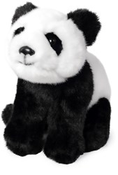 Living Nature Panda Kuscheltier sitzend - realistisches Plüschtier