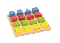 Andreu Toys ANDREU - 4 Geo-Formen-Puzzle (16+1 Teile)-2