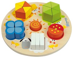 Andreu Toys ANDREU - Dikke Cijfer Puzzel