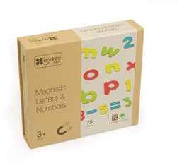 Andreu Toys ANDREU – Magnetische Buchstaben und Zahlen