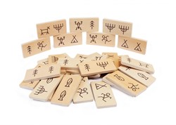 Andreu Toys Domino Spiel Lernspiel Karton Mehrfarbig Klassisch