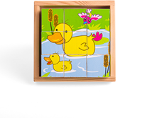 Bigjigs Block puzzle Bauernhoftiere-3